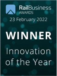 Rail Business innovation of the year winner 2022