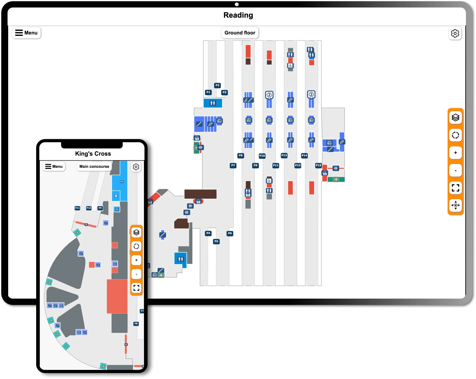 responsive accessible interactive map example